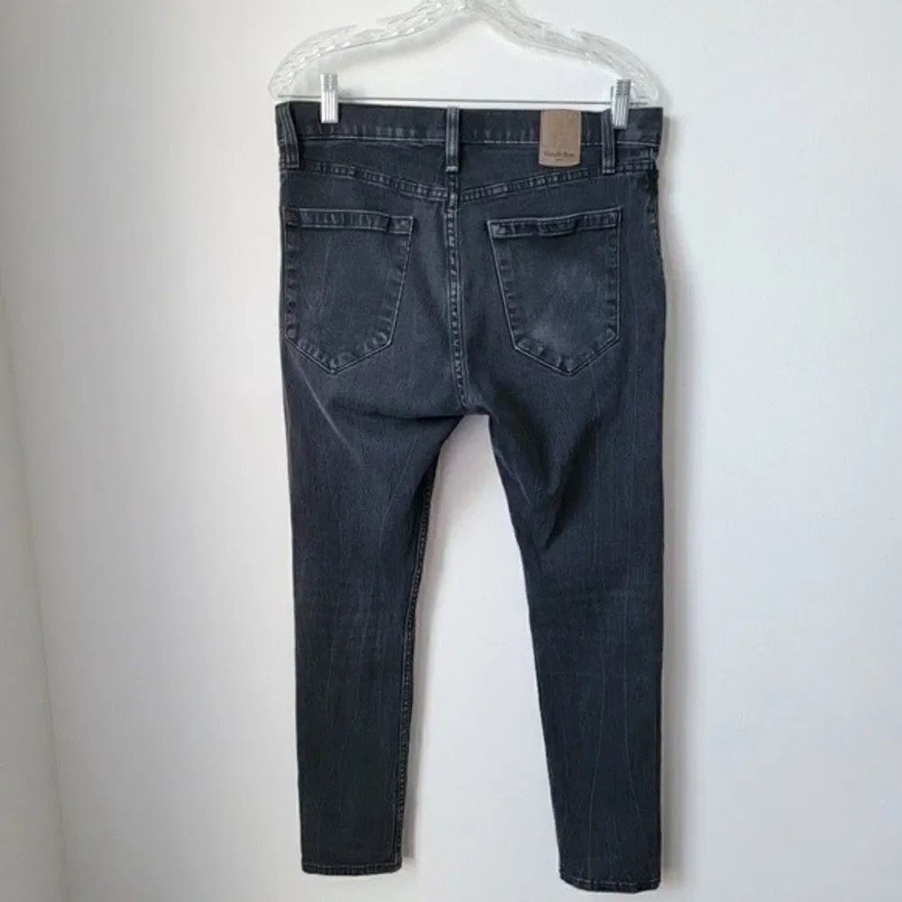 𝅺GOODFELLOW Men Taper Fit Jeans Black Wash Size 30 x 30